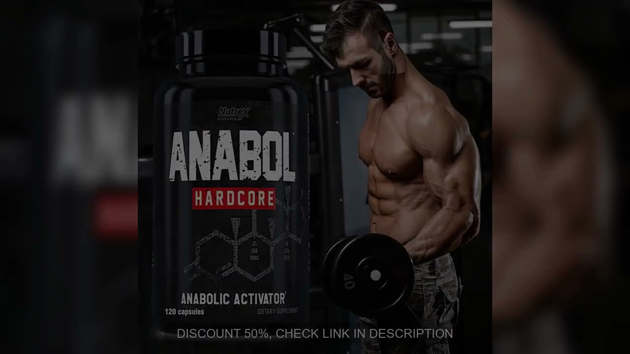 ANABOLIC - Muscle Growth Supplements for Men To Build Lean, Dense, High - 120 Capsules
