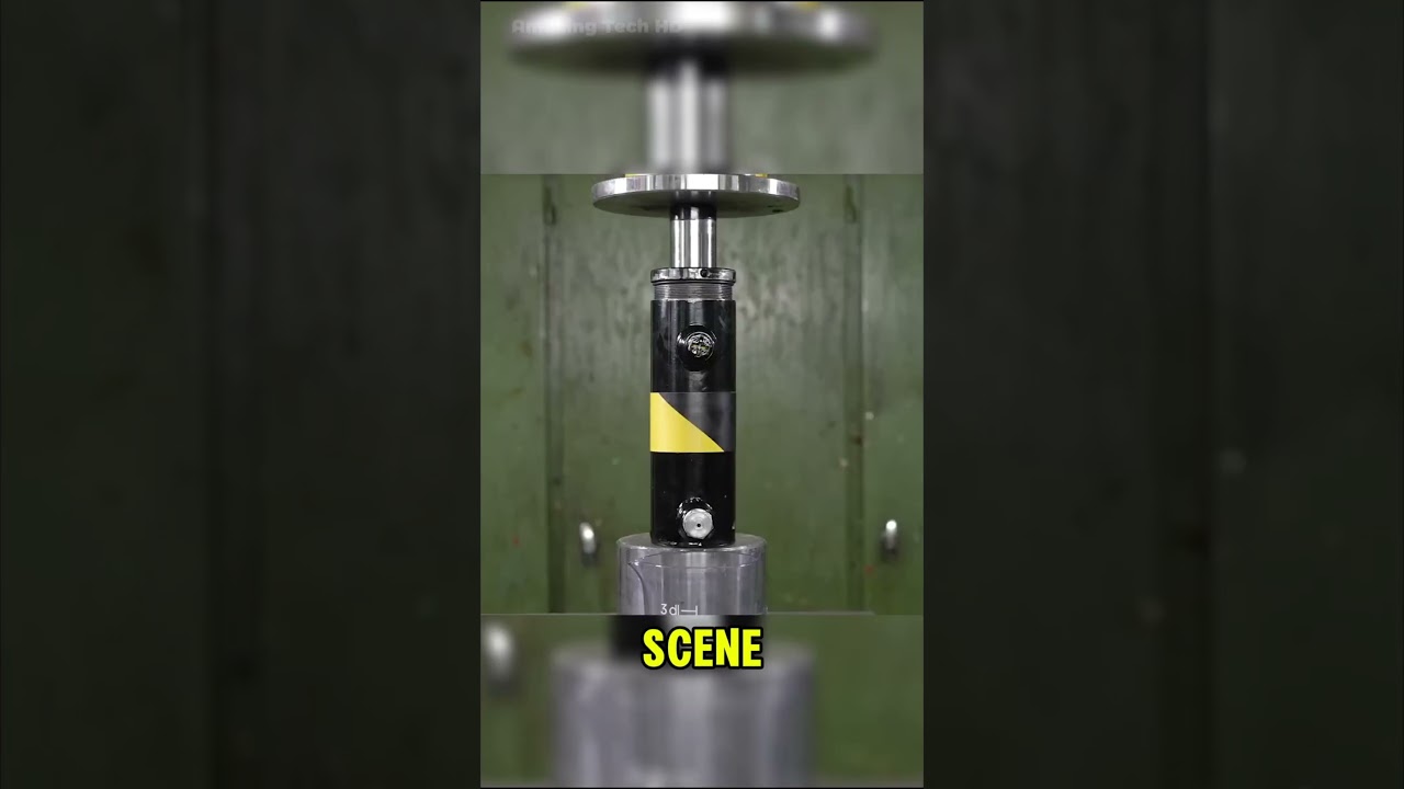 What happens when oily shale meets a hydraulic press?