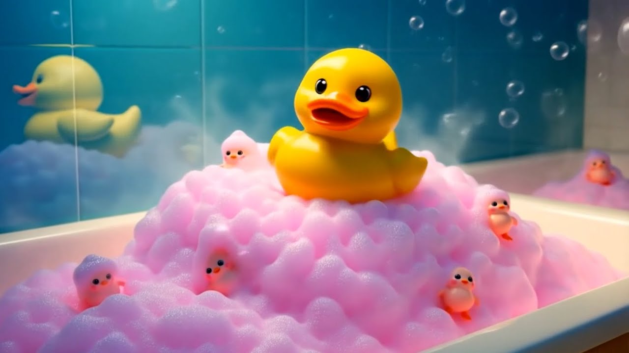 Bubble Bath Boogie 🛁│Bath-Time Dance & Sing-Along │ 3D Animated Nursery Rhyme for Kids