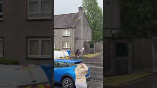Straight into the bus stop 🤣