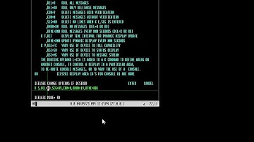 MVS 3.8 Console commands
