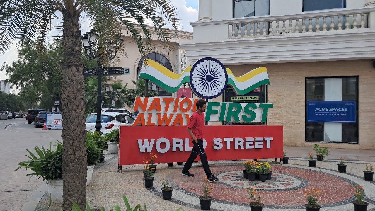 WORLD STREET BY OMAXE AT FARIDABAD |  BEST HANGOUT PLACE OF FARIDABAD  