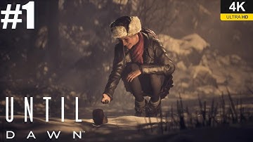 Until Dawn Remake Walkthrough Gameplay Part 1| No Commentary [4k UHD PC]