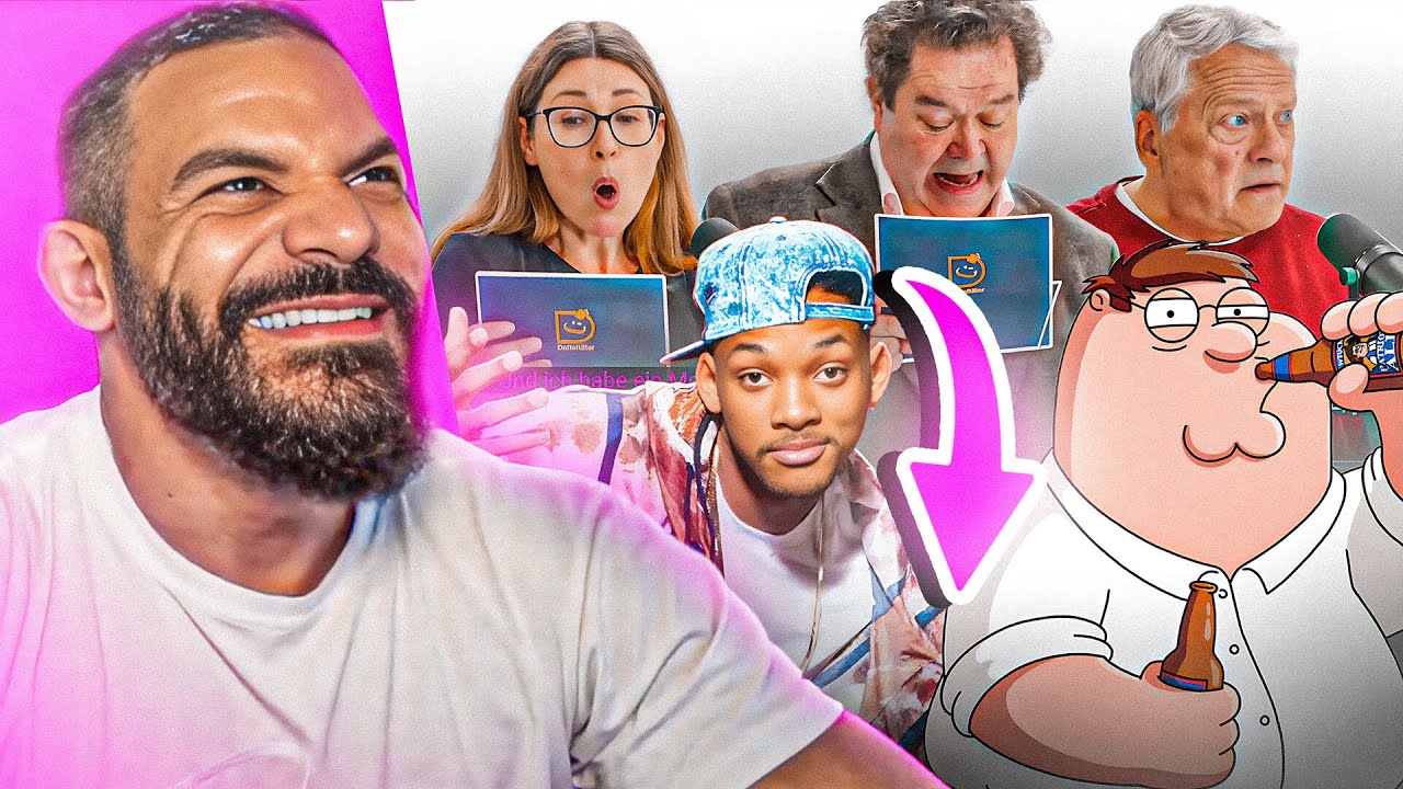 WILL SMITH & PETER GRIFFIN haben denselben SPRECHER ?! 😂 ERKENNE DIE SITCOM-SYNCHRONSTIMME 🎤