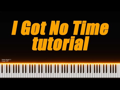 I Got No Time Piano Tutorial Five Nights At Freddy S Song Living Tombstone