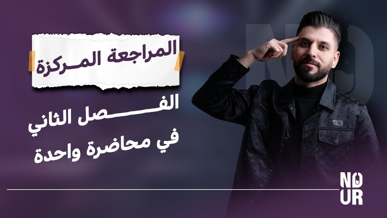 المراجعة المركزة // الفصل الثاني / الاتزان الكيميائي / السادس العلمي