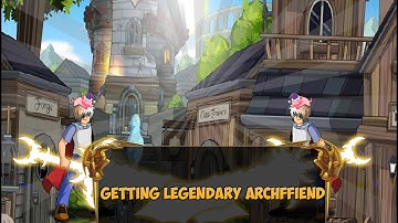 =AQW= Getting Legendary Archfiend Class