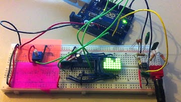 Initial Demo - Arduino UNO with MSGEQ7 and MAX7221