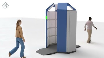2023 SIA NPS Awards Entry: Rohde & Schwarz QPS Walk2000 walk-through security scanner