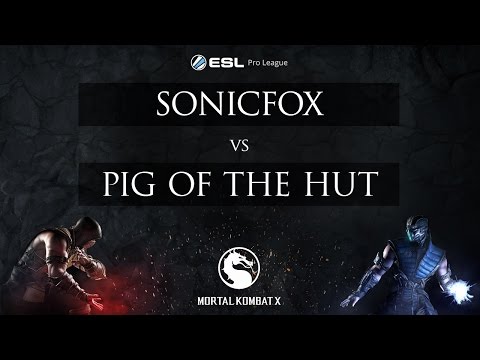 MKX - SonicFox vs Pig of the Hut - Mid-Season Showdown- NA Quaterfinals