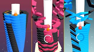 Stack ball 3d gameplay | Drop Stack ball Android game | Stack ball World Record Gameplay screenshot 4