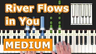 Yiruma - River Flows In You - Piano Tutorial Easy - How To Play (Synthesia) chords