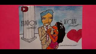 Brandon Walsh and Devorah Roloff romantic fan-art
