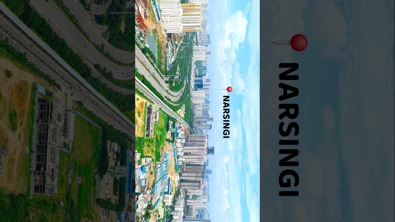 Visuals of Narsingi ORR Exit 18A 😍 