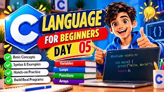 C Programming for Beginners 🔥 | Learn C Language from Scratch | Full Course Day 05 Update