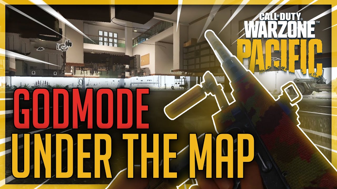 Warzone GODMODE UNDER THE MAP GLITCH SPOT at Airport - Pacific Caldera Easy Wallbreach Glitches
