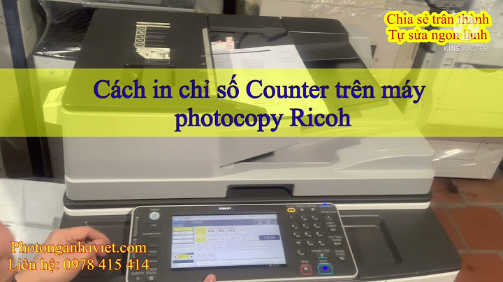 Hướng dẫn cách in đánh số trang máy photocopy ricoh