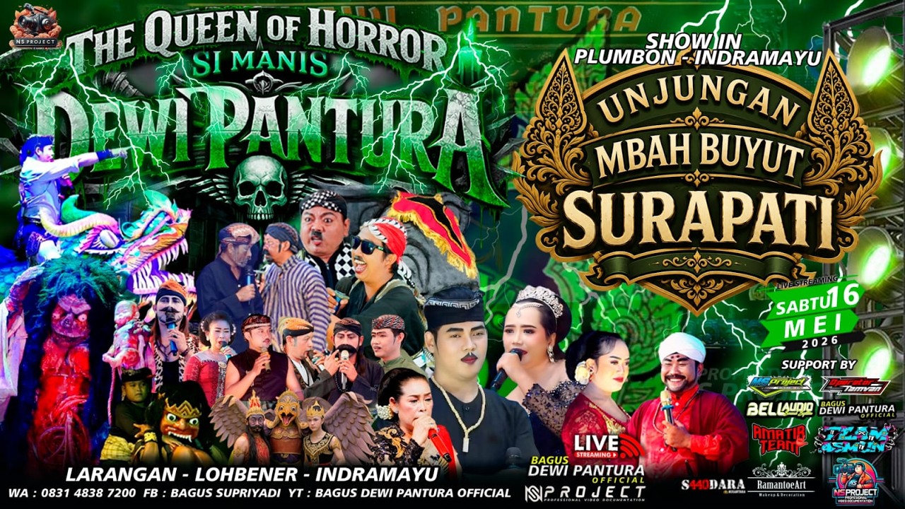 🔴LIVE SANDIWARA {DEWI PANTURA} | UNJUNGAN BUYUT SURAPATI { PLUMBON - INDRAMAYU }
