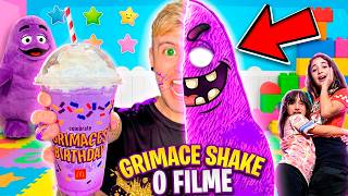 O GRIMACE SHAKE VOLTOU! NÃO BEBA o MILKSHAKE ROXO! Família Também Vloga