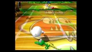 Mario Power Tennis (Nintendo GameCube) Playthrough - Part 10 {Fire Cup - Singles}
To kick off the Gimmick Masters tourneys, Koopa Troopa will take on the competition of the Fire Cup so that he can try and win it for his mantle. Koopas first opponent is Boo, and theyre going to be playing against each other in DKs Jungle. Mario Power Tennis (Nintendo GameCube) Playthrough - Part 10 {Fire Cup - Singles}