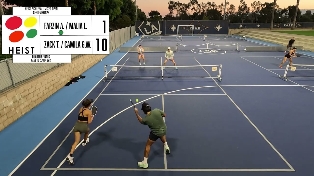 $4,800 Mixed Open Quarter Finals: Zack Taylor/Camila Garcia Wright vs Farzin Amiri/Malia Lum