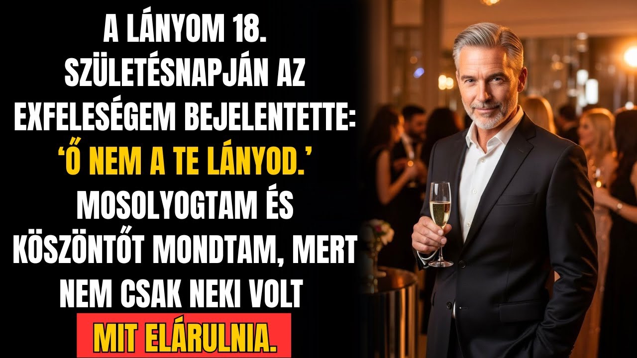 A LÁNYOM 18. SZÜLETÉSNAPJÁN AZ EXFELESÉGEM BEVALLTA: „NEM A TE LÁNYOD.”