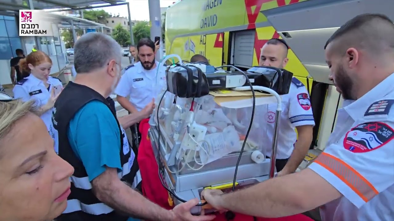 צפו: פגיית בית החולים ״כרמל״ נקלטה ברמב״ם