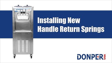 D900H, D900, D800H, D800 - Installing Interior Handle Return Springs