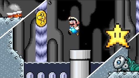 Super Mario Bros. X [SMBX] Custom Level : Sliver Cave