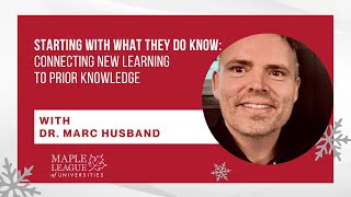 Starting with what they do know: connecting new learning to prior knowledge