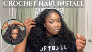AFFORDABLE & QUICK CROCHET HAIR LOOK | UNDER 1 HOUR FT. KRN HAIR
