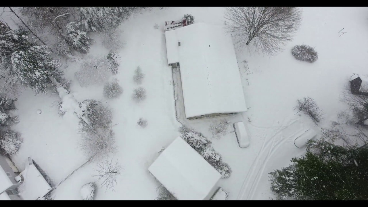 Marion, NC 12/09/18 Snow View From Drone YouTube