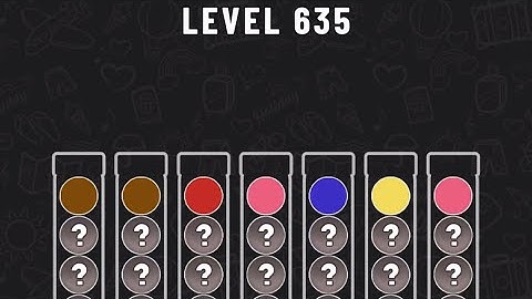 Ball Sort Puzzle Level 635 #ballsortpuzzle #ballsortpuzzlegameplay #puzzlegame #mobilegames