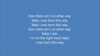 Maria Aragon - Born This Way (with lyrics on screen) HD