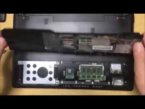 ASUS K55Vのメモリ交換方法 - YouTube