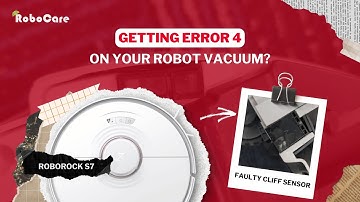Roborock S7 Error 4 Cliff Sensor Error Repair in Malaysia