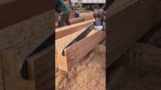 Aserrando Tablas Con Motosierra Sthil 382