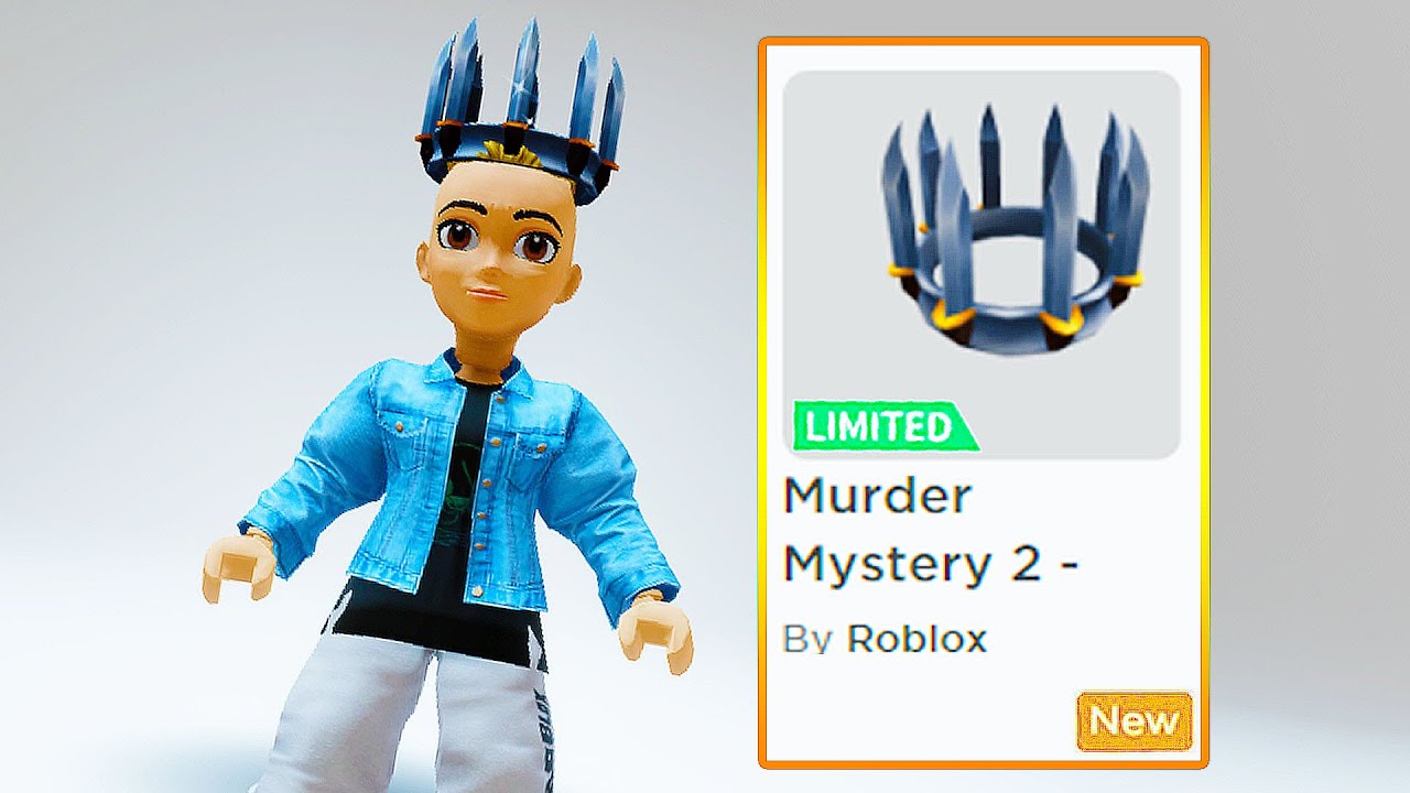 Free Item! How To Get Murder Mystery 2 - Knife Crown! (Roblox