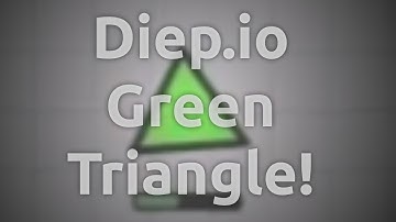 Diep.io: GREEN TRIANGLE SIGHTING!? | Video Proof of Green Triangles!