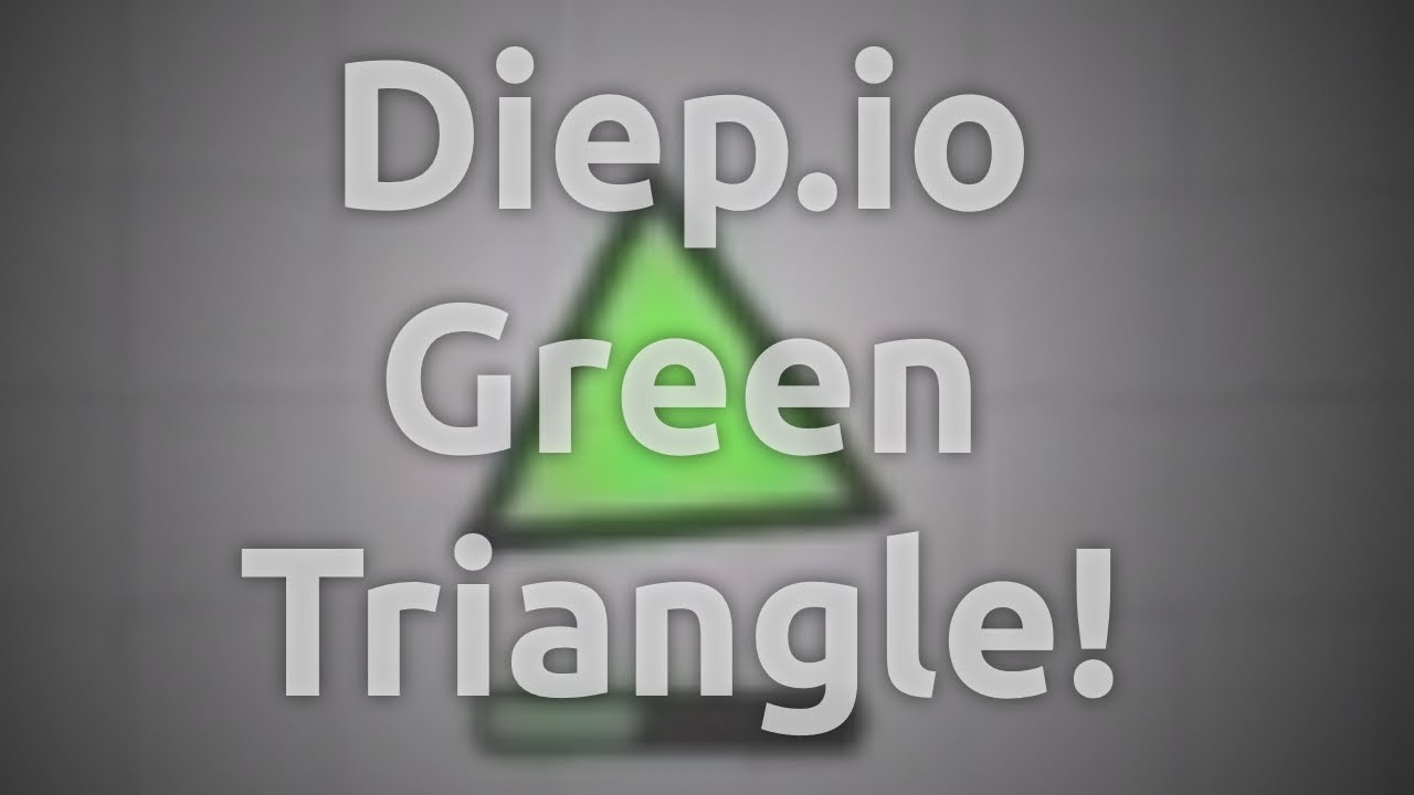 Diep.io: GREEN TRIANGLE SIGHTING!? | Video Proof of Green Triangles!
