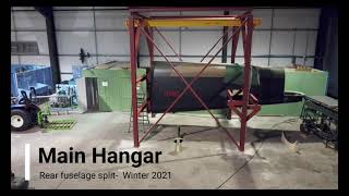 The Lancaster/Mosquito hangar February 2021