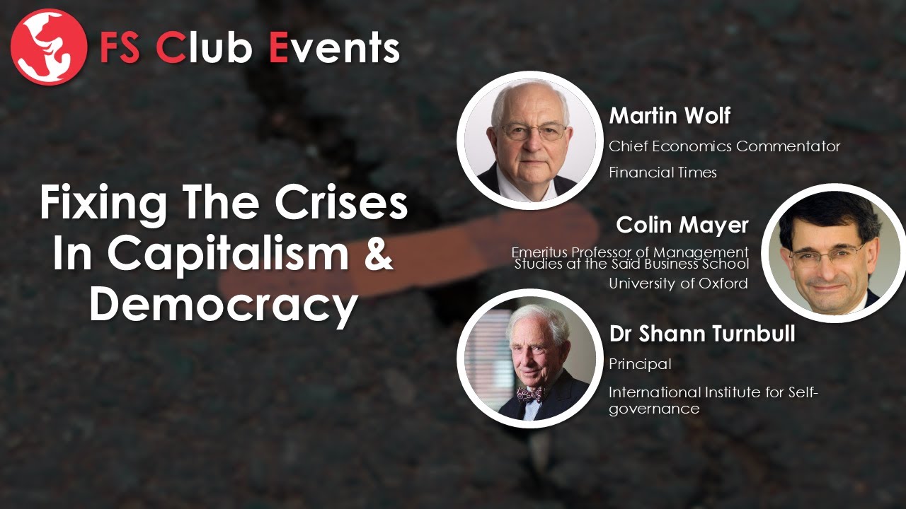 Fixing The Crises In Capitalism & Democracy - YouTube