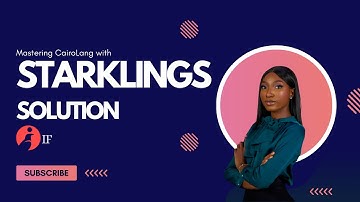 Starklings | If | Learn Cairo Interactively