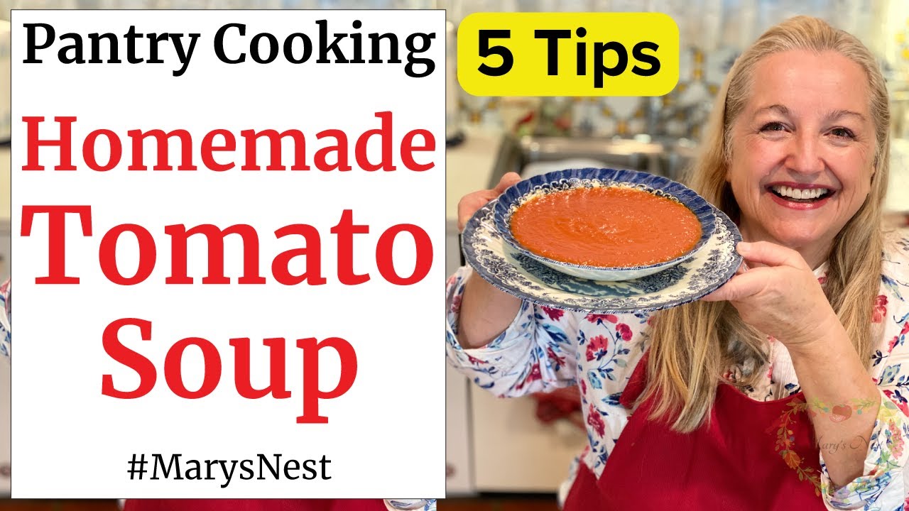 How to Make Homemade Tomato Soup - Easy Tomato Soup Recipe