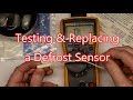 Testing and Replacing a GE Defrost Sensor - WR55x10025