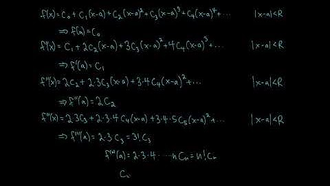 Calculus 11.10 Taylor and Maclaurin Series