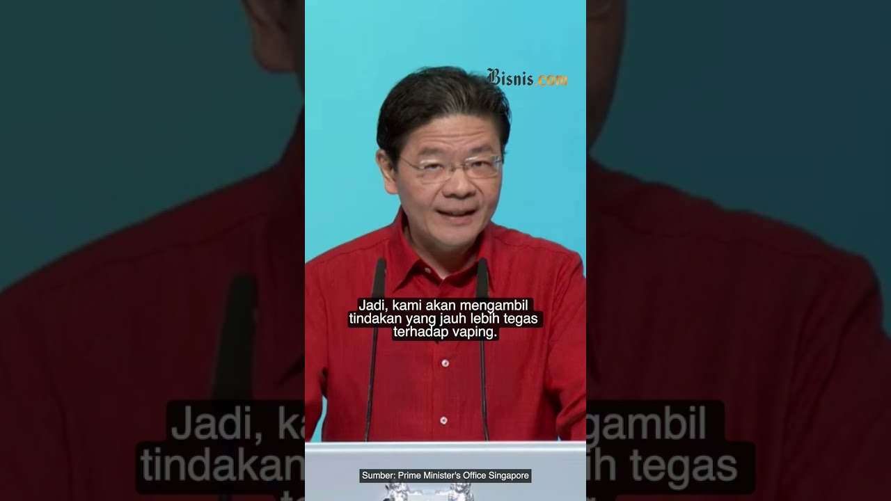PM Wong Tegas Larang Vaping di Singapura, Hukuman Akan Lebih Berat