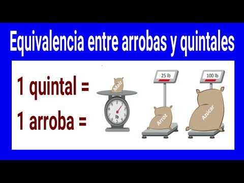 Video: ¿Cuánto pesa un quintal?