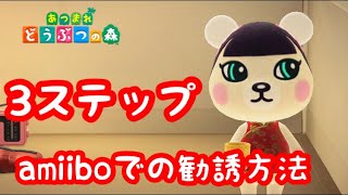 あつ森]amiiboでジャスミンを勧誘する！3つのステップで好きな住民を
