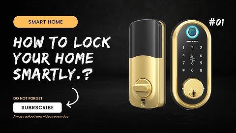 SMONET WiFi Smart Locks Keyless Entry Door Lock